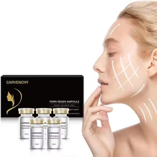 New 10ml*5 Pdrn Renew Ampoules Set Repair Skin Anti Aging Wrinkle at Home SPA Care Customized