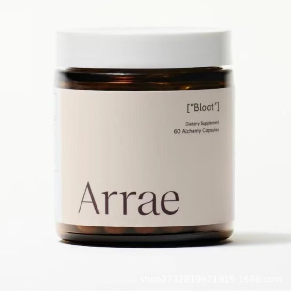 Arrae Fast-Acting Bloating Relief Digestive Enzymes, All Natural Bloat, Gas & Indigestion Relief Capsules, 60 Count